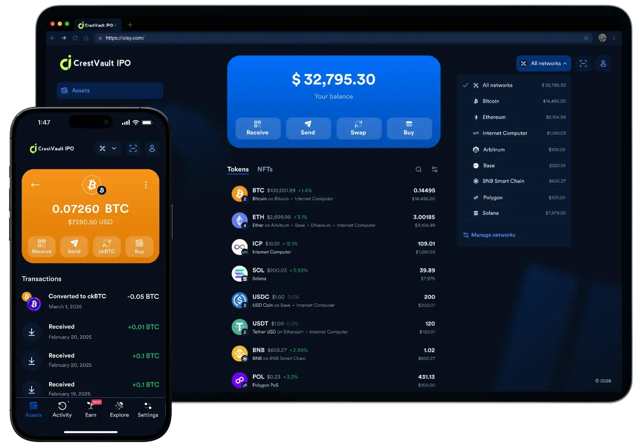 Crypto Wallet Preview